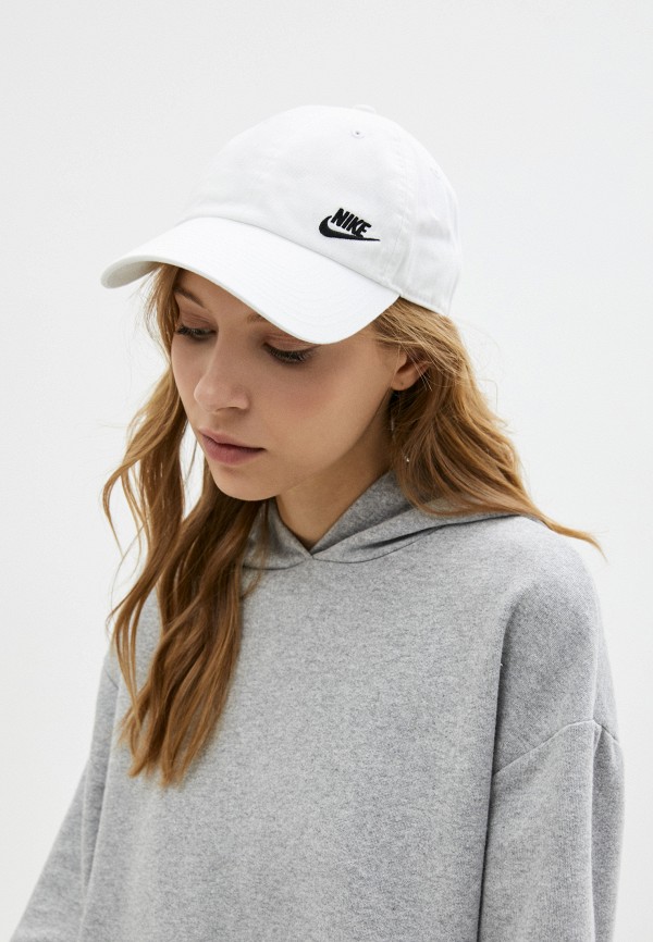 Бейсболка Nike Sportswear Heritage86 Women's Cap, цвет: белый ...