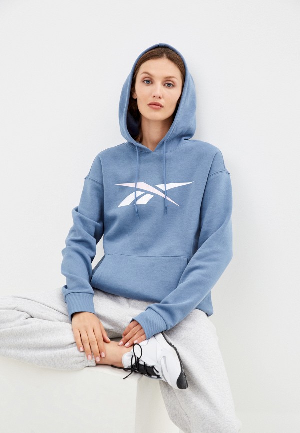 Blue reebok hoodie sale