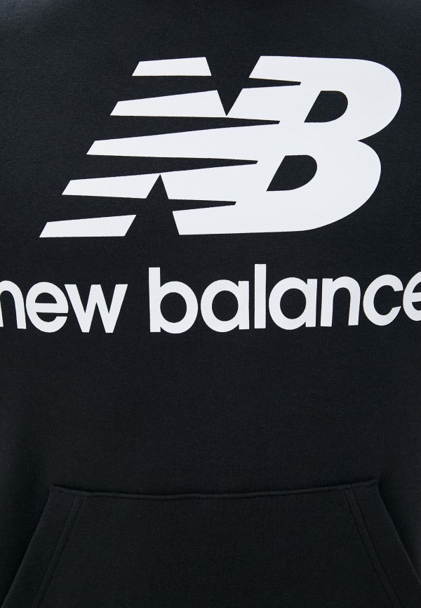 New Balance Худи - NB Essentials Stacked Logo Po Hoodie - фото 4