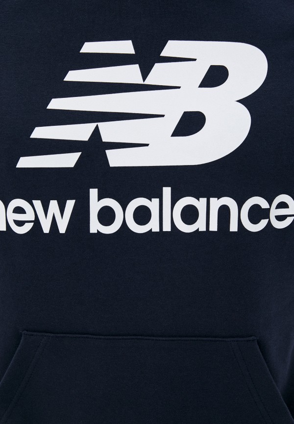 New Balance Худи - NB Essentials Stacked Logo Po Hoodie - фото 4