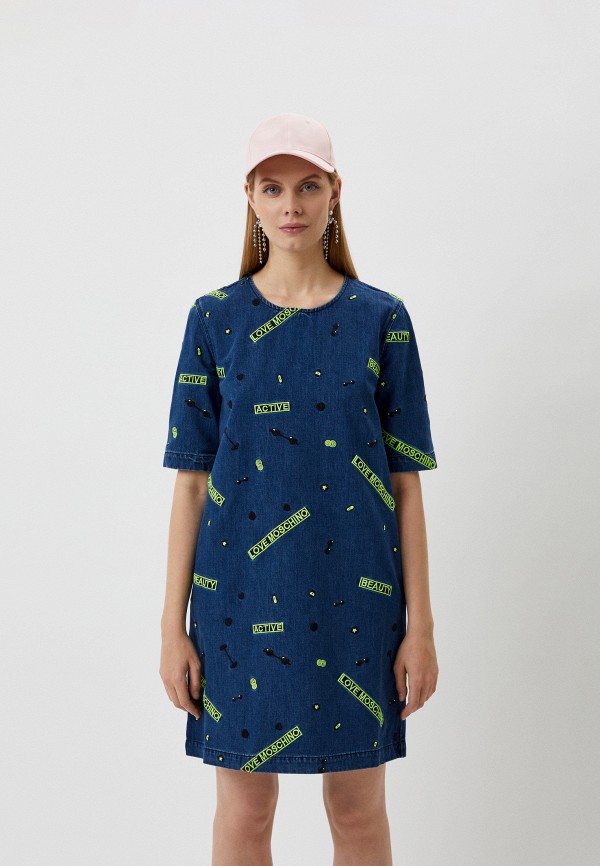 Love Moschino Платье джинсовое - фото 1