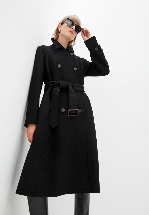 Пальто Weekend Max Mara STRUZZO, цвет: черный, RTLAAO615802 — купить в  интернет-магазине Lamoda