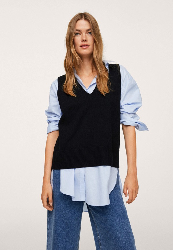 Жилет Mango MONTREAL, цвет черный, RTLAAO983201 — купить в интернет