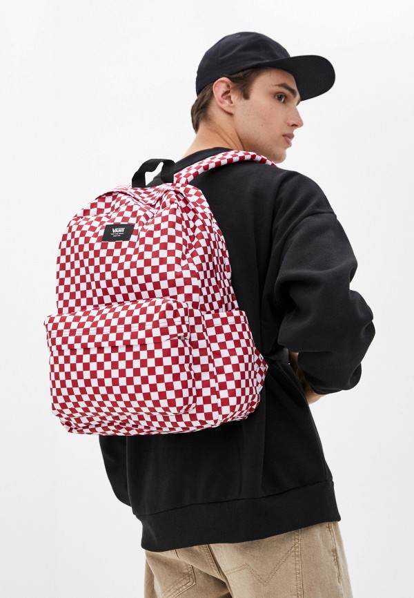 Рюкзак Vans OLD SKOOL CHECK BACKPACK, цвет: красный, RTLAAP008101 ...