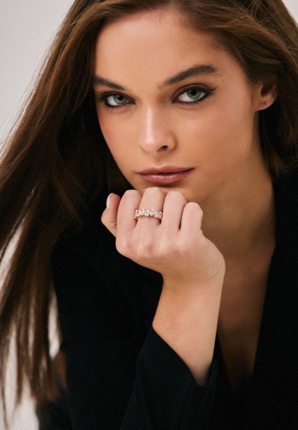 Swarovski® Кольцо - Vittore, покрытие розовое золото - фото 5