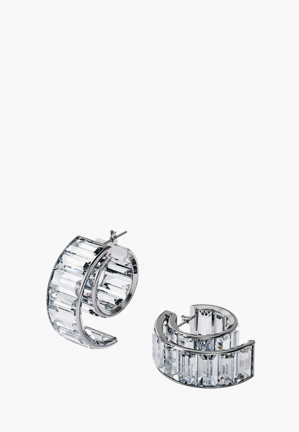 Swarovski® Серьги - Matrix, родиевое покрытие - фото 1