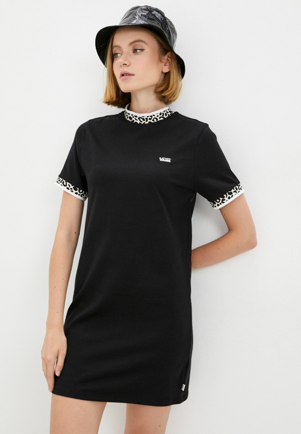 Платье Vans WILD HI ROLLER DRESS, цвет: черный, RTLAAP866501 — купить в  интернет-магазине Lamoda