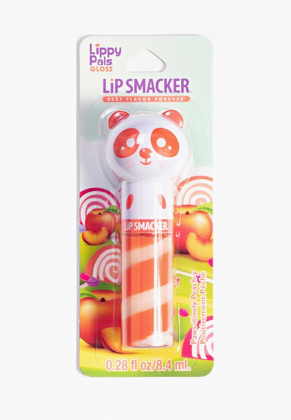 Lip Smacker Блеск для губ - LIPPY PALS GLOSS Paws-itively Peach-y, с ароматом персика, 8.4 мл - фото 1