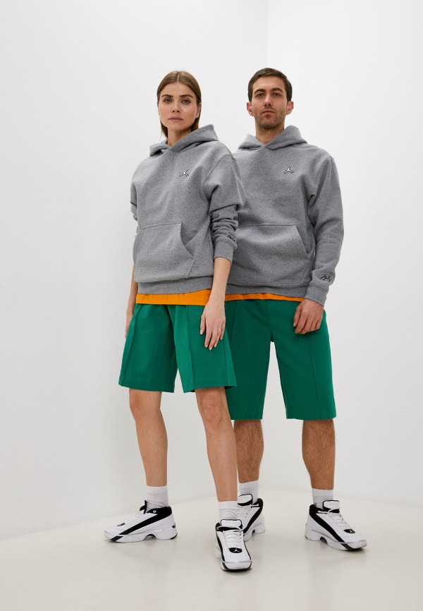 Худи Jordan M J ESS FLC PO HOODIE, цвет: серый, RTLAAQ446401 — купить в ...