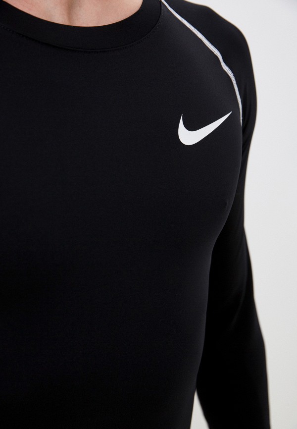 Лонгслив компрессионный Nike M NP DF TIGHT TOP LS, цвет: черный ...