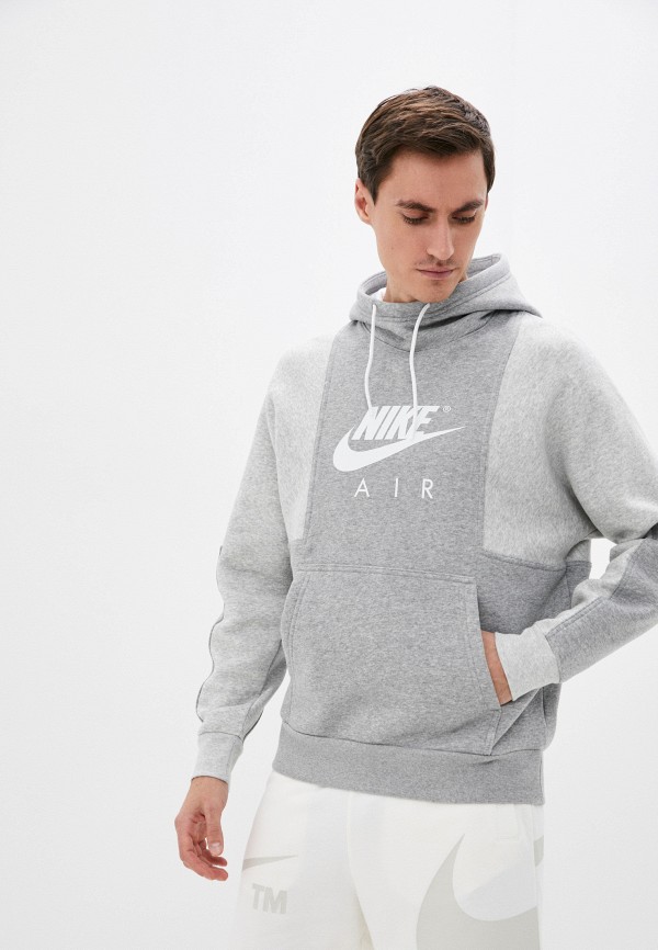 Nike air hoodie grey sale