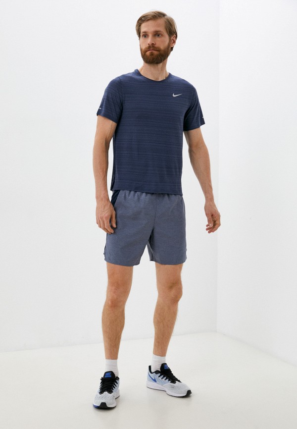Nike Футболка спортивная - M NK DF MILER TOP SS - фото 2