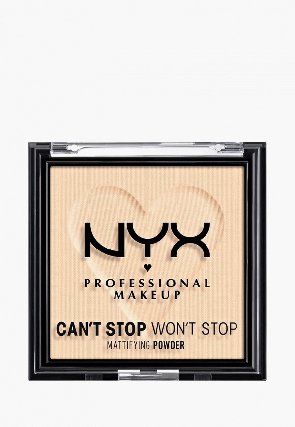 Nyx Professional Makeup Пудра компактная - Матирующая "CAN'T STOP WON'T STOP MATTIFYING POWDER", оттенок 01, FAIR, 6 г - фото 1