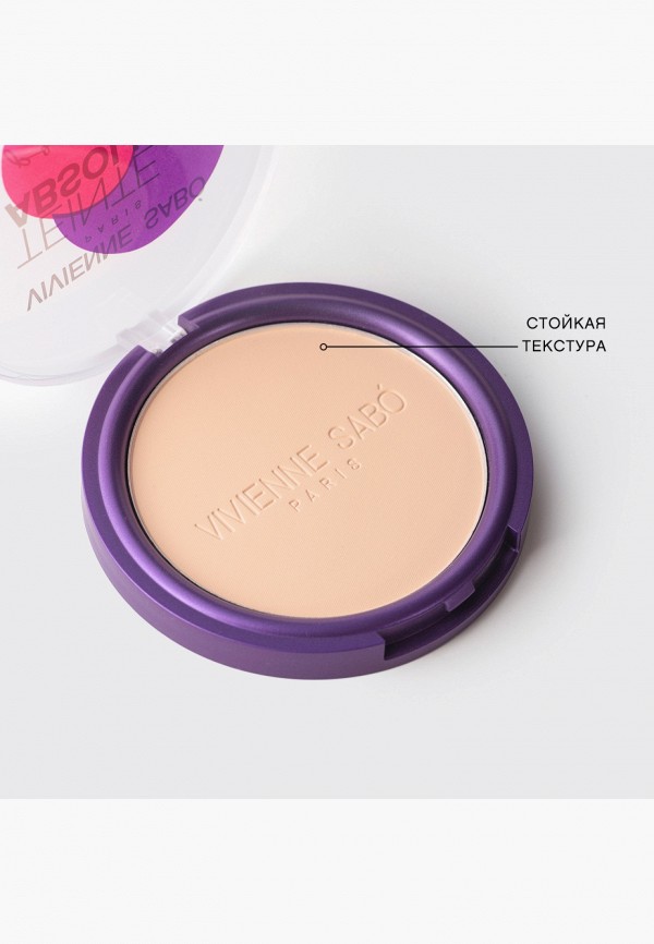 Vivienne Sabo Пудра компактная - матирующая Teinte Absolute matte тон 01 - фото 3