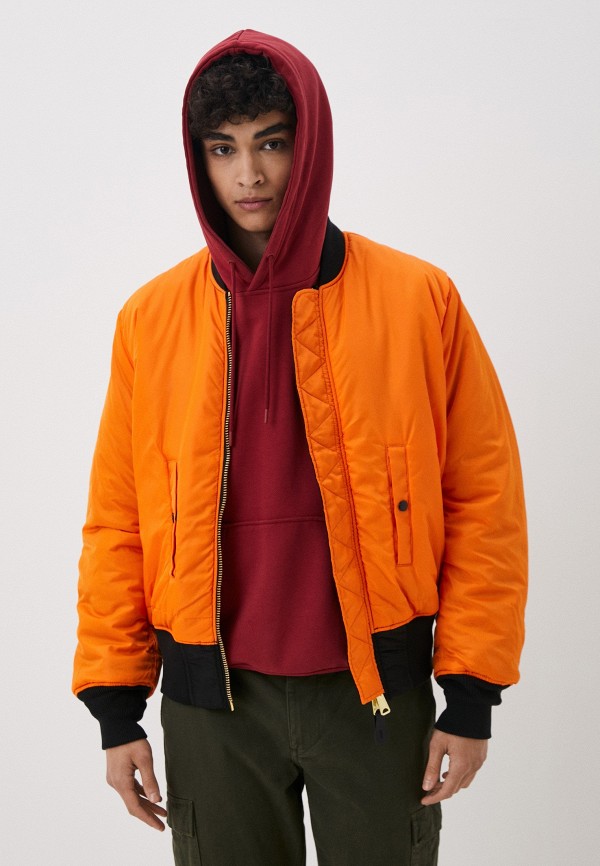 Бомбер Alpha Industries MA-1 HERITAGE, цвет: оранжевый, RTLADU753801 ...