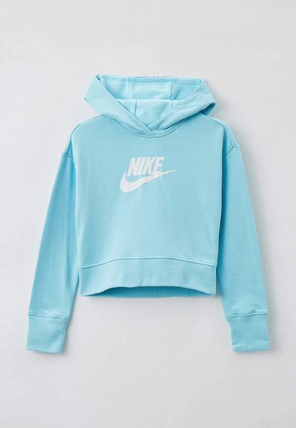 Nike G NSW CLUB FT CROP HOODIE HBR RTLAAU814401 Lamoda