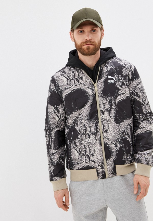 Куртка утепленная PUMA x SANTA CRUZ Varsity Jkt, цвет: бежевый