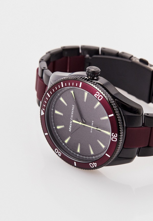 Часы Armani Exchange AX1840, цвет: бордовый, RTLAAV090701 — купить в  интернет-магазине Lamoda