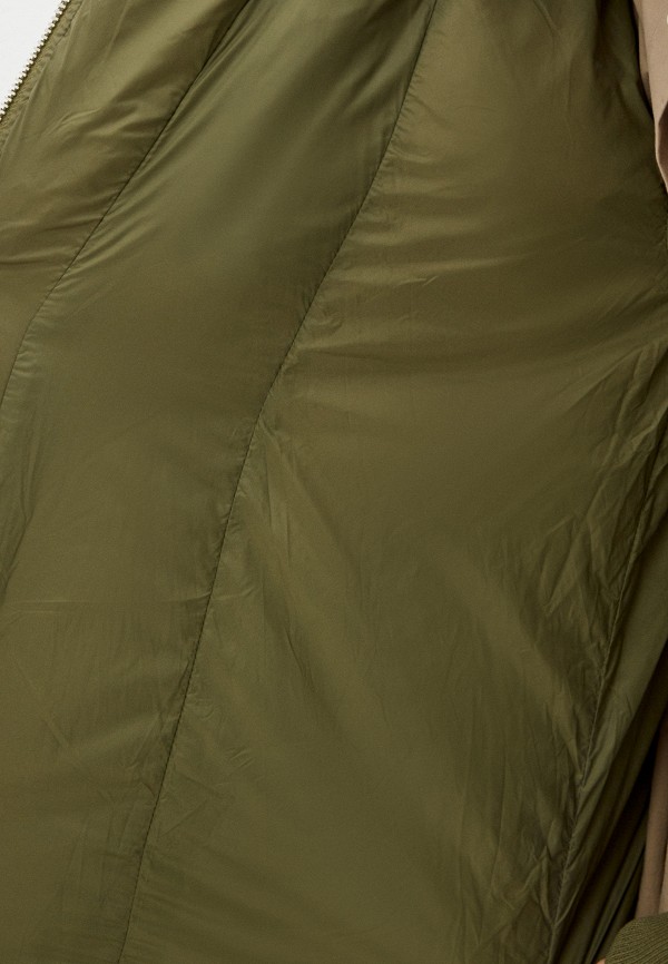 Пуховик United Colors of Benetton, цвет: хаки, RTLAAV139501 — купить в ...