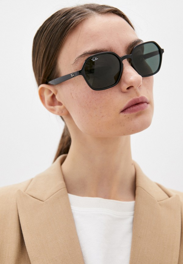 Очки солнцезащитные Ray-Ban® RB4361 601/71 , цвет: черный, RTLAAV363701 ...