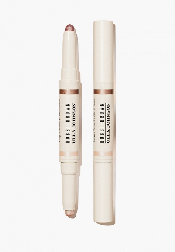 Bobbi Brown Тени-карандаш для век - в карандаше Long-Wear Cream Shadow Stick Duo Ulla Johnson, оттенок Sun Pearl & Soft Bronze 1,6 г. - фото 1