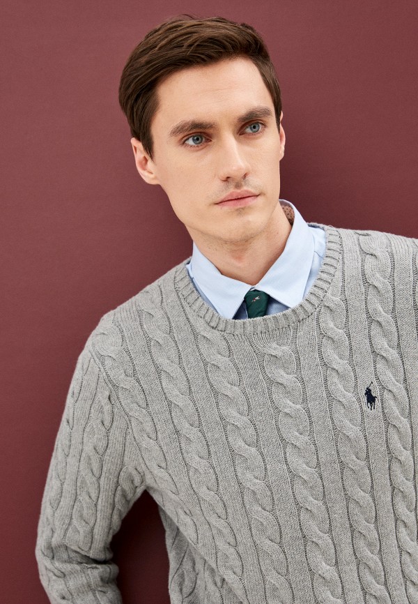 Джемпер Polo Ralph Lauren, цвет: серый, RTLAAW366601 — купить в ...