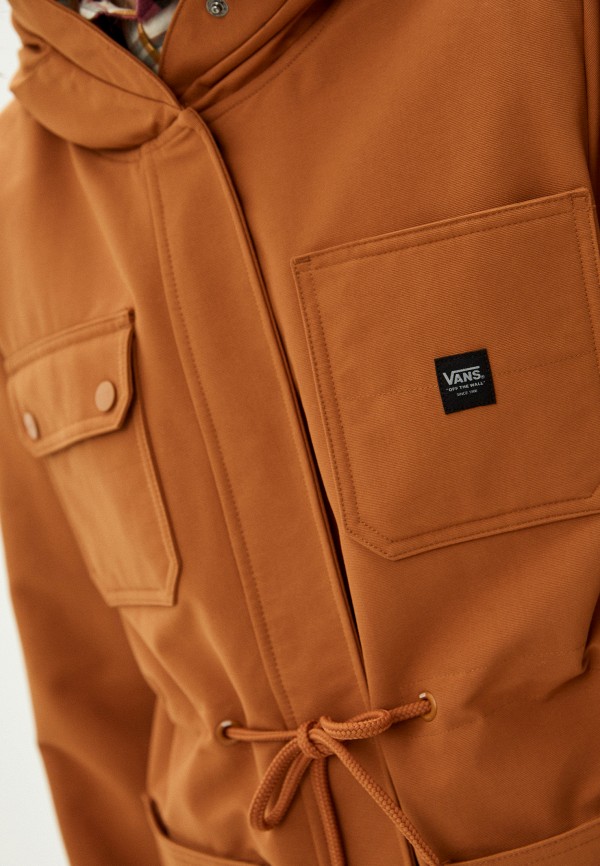 Парка Vans WM TAYLOR HOOD JACKET, цвет коричневый, RTLAAW555601