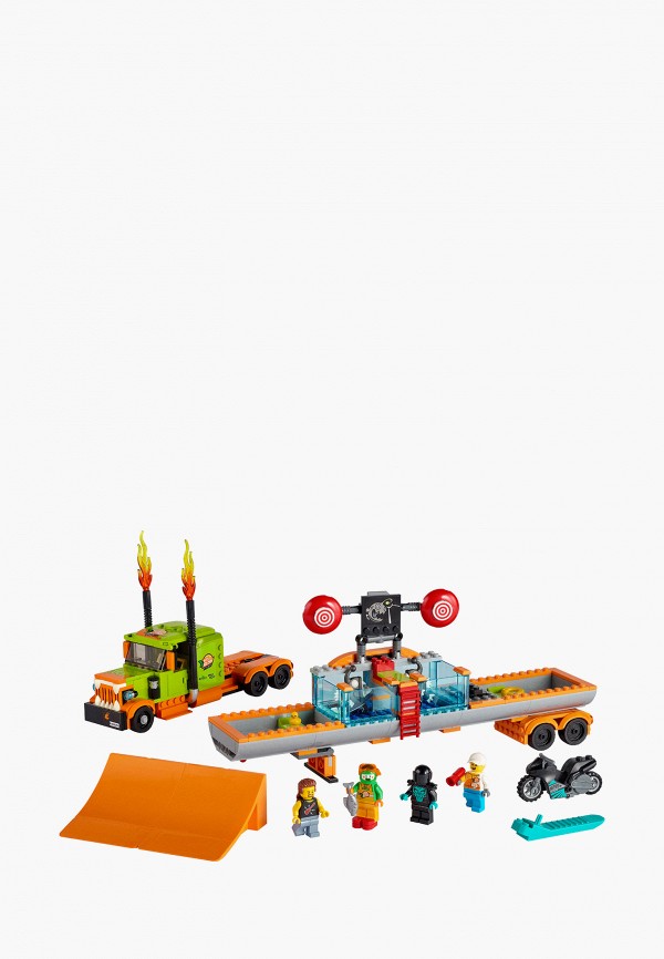 LEGO Конструктор City - Stuntz, "Грузовик для шоу каскадеров", 420 элементов для сборки - фото 3