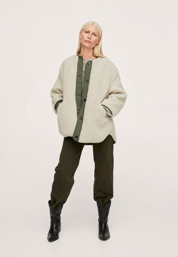 Mango Шуба - HORCHATA - фото 2