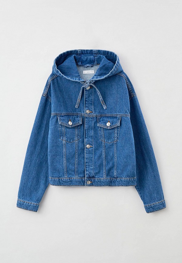 Mango Kids Куртка джинсовая - HOODIE - фото 1
