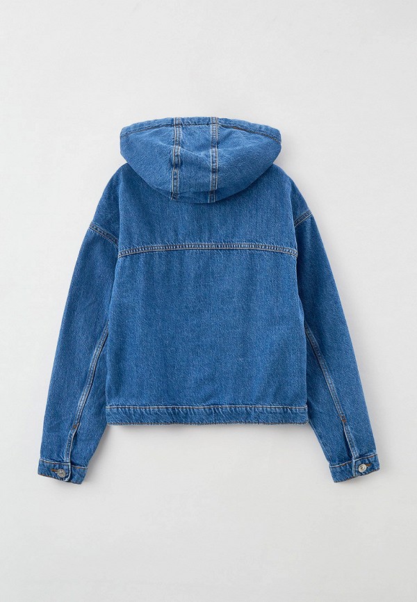 Mango Kids Куртка джинсовая - HOODIE - фото 2