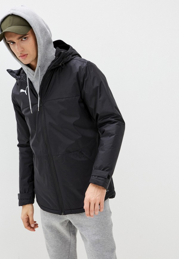 Куртка утепленная PUMA teamFINAL Parka Jacket, цвет: черный, RTLAAX047601 —  купить в интернет-магазине Lamoda