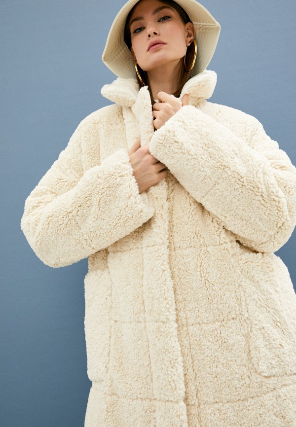 Куртка утепленная Michael Michael Kors reversible, цвет: бежевый