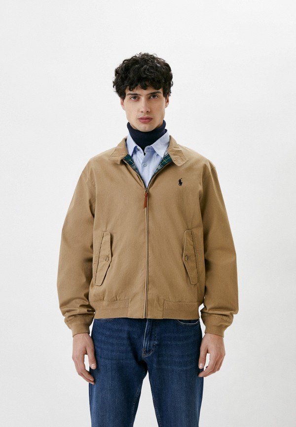 Куртка Polo Ralph Lauren, цвет: бежевый, RTLAAX278001 — купить в  интернет-магазине Lamoda