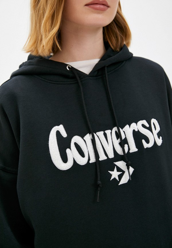 Худи Converse, цвет: черный, RTLAAX288301 — купить в интернет-магазине ...