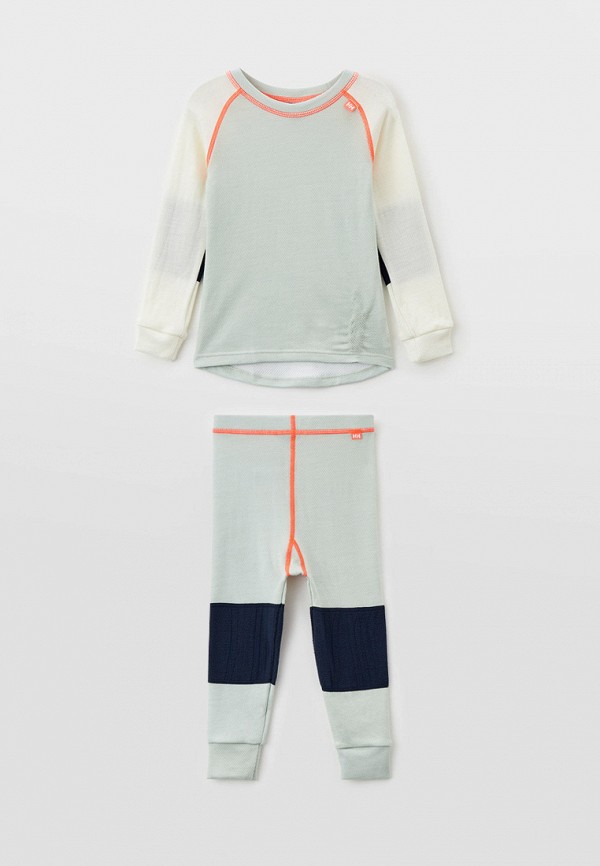 Термобелье Helly Hansen K HH LIFA MERINO SET, цвет: зеленый, RTLAAX642701 —купить в интернет-магазине Lamoda