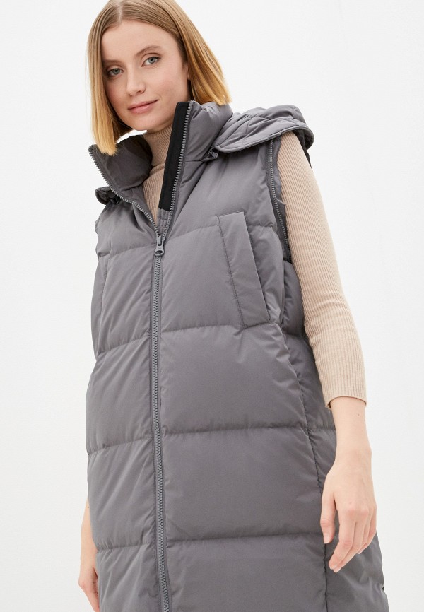 Пуховик United Colors of Benetton, цвет: серый, RTLAAX701601 — купить в ...