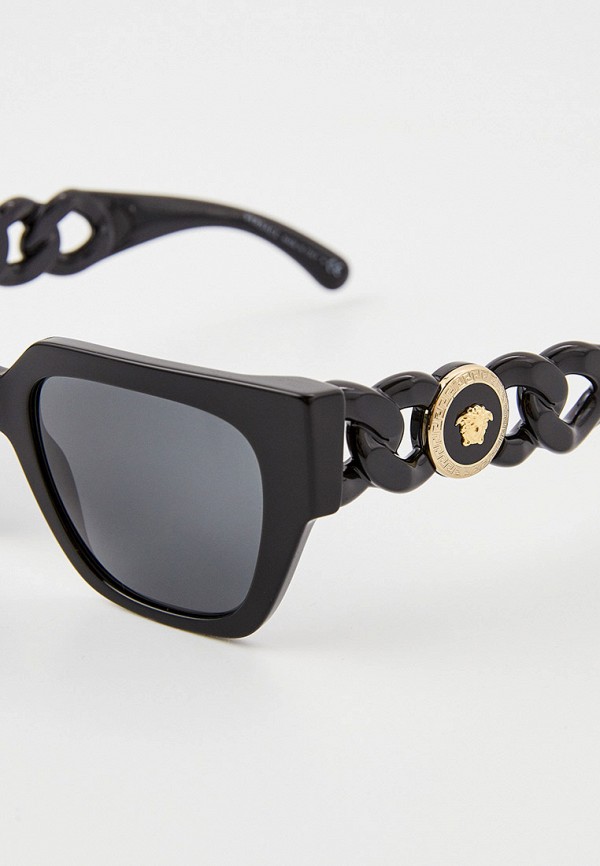 Очки солнцезащитные Versace VE4409 GB1/87 , цвет: черный, RTLAAX781001 ...