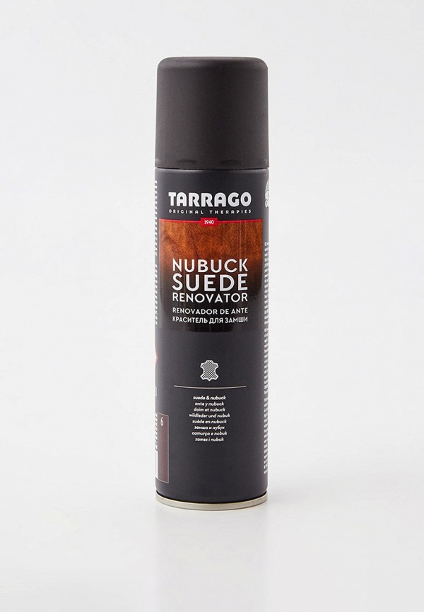 Tarrago Краска для обуви - -аэрозоль для замши Renovator, коричневая, 250 мл - фото 1
