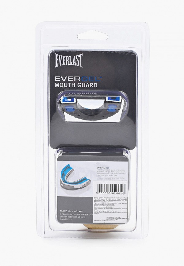 Капа Everlast EverGel 1, цвет: черный, RTLAAY064801 — купить в интернет ...