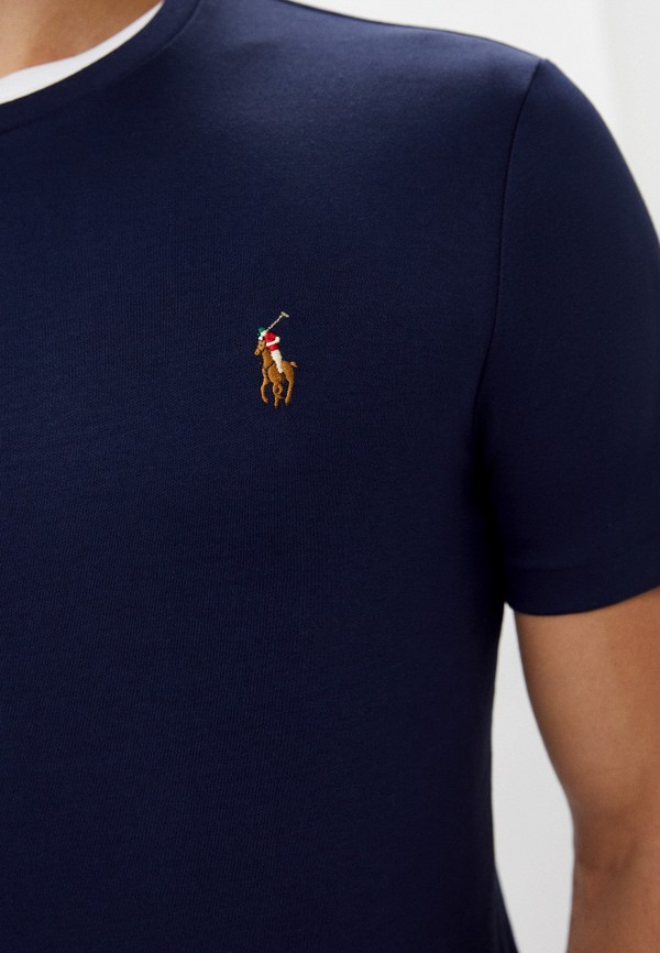 Футболка Polo Ralph Lauren, цвет: синий, RTLAAY069702 — купить в ...