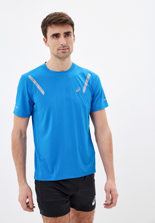 Футболка спортивная ASICS LITE-SHOW SS TOP, цвет: голубой, RTLAAY395201 —  купить в интернет-магазине Lamoda