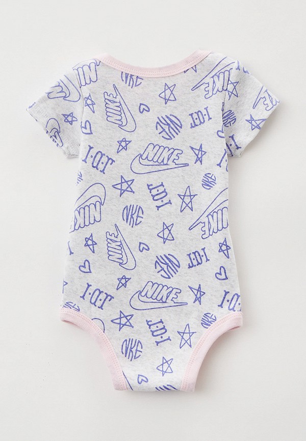 Боди, нагрудник и пинетки Nike NHG GIRLS BIB BDYSU BOOTIE 3PC, цвет