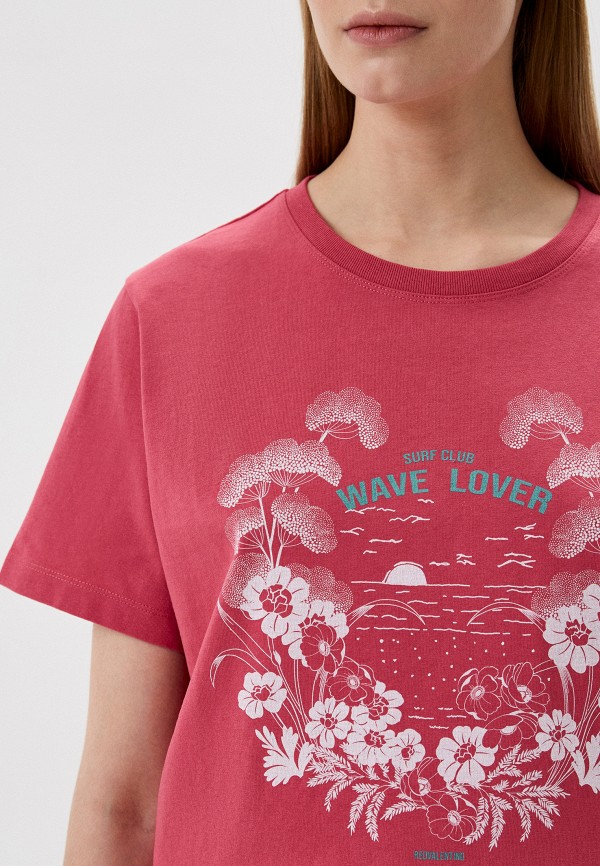Футболка Red Valentino, цвет: розовый, RTLAAZ069901 — купить в интернет ...