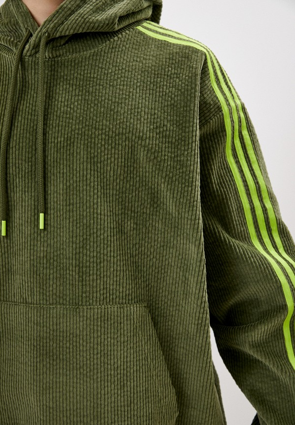 Худи adidas Originals adidas X IVY PARK, Corduroy Hoodie, цвет: хаки ...