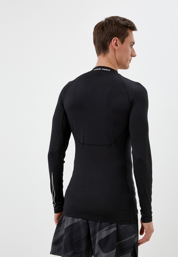 Лонгслив компрессионный Nike M NP DF TIGHT LS MOCK, цвет: черный ...