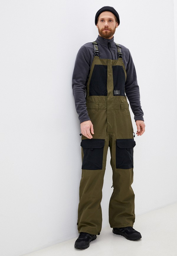 Брюки горнолыжные DC Shoes SHADOW BIB M SNPT CRH0, цвет: хаки ...