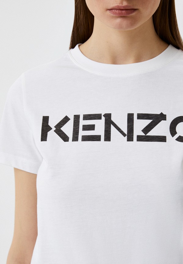 Футболка Kenzo, цвет: белый, RTLAAZ874901 — купить в интернет-магазине ...
