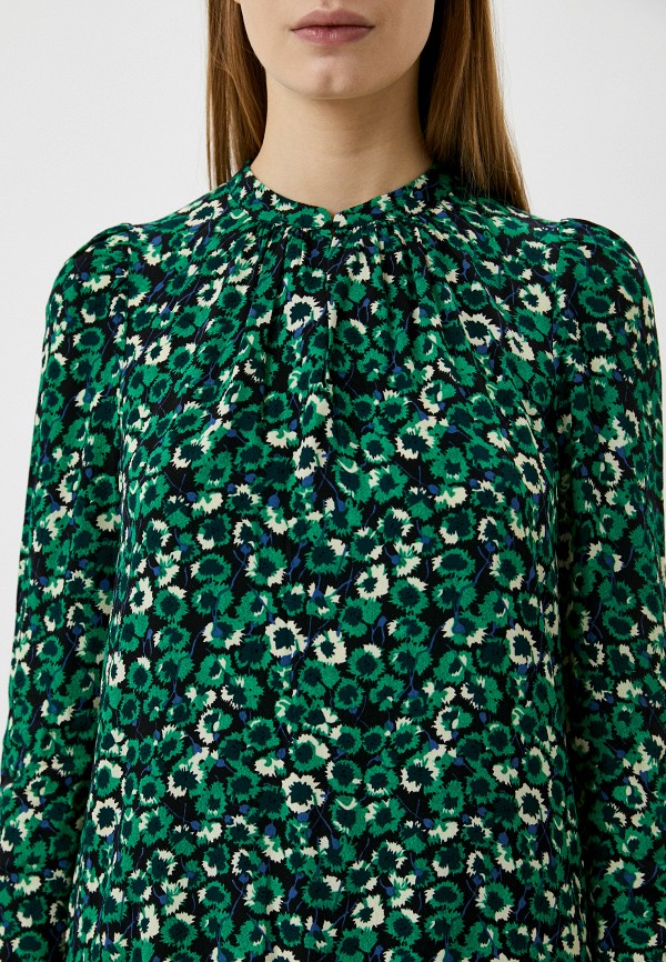 Платье Whistles MILLI DANDELION FLORAL FLIPPY DRESS, цвет зеленый