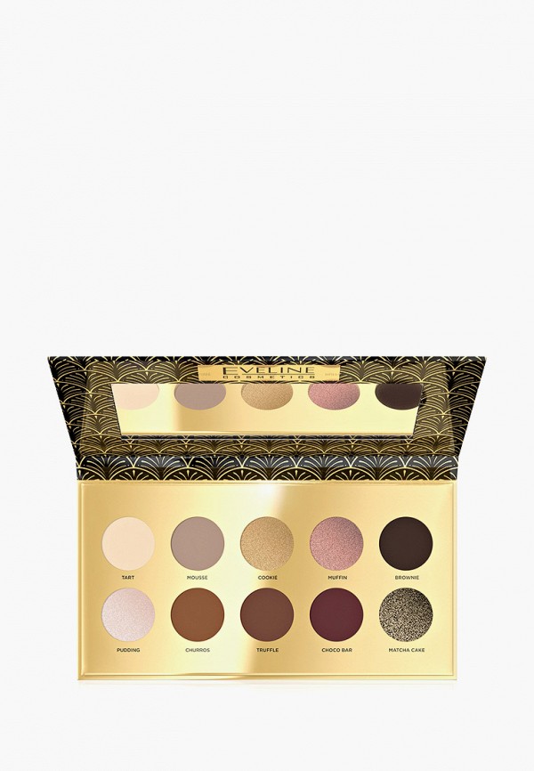 Eveline Cosmetics Палетка для глаз - 10 тонов серии Chocolate Eyeshadow Palette, 10 г - фото 1